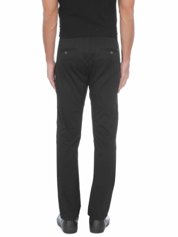 CALÇA MASCULINA CHINO STRETCH PAUL - PRETO