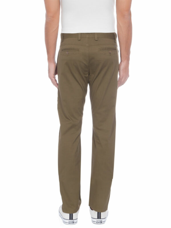 CALÇA MASCULINA CHINO STRETCH SLIM - MARROM