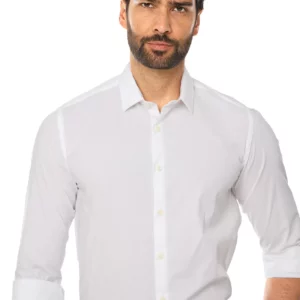 CAMISA JAB SLIM LISA BRANCA