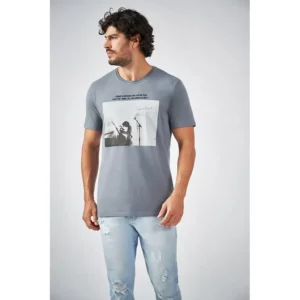 CAMISETA ROCK ROLL MASCULINA