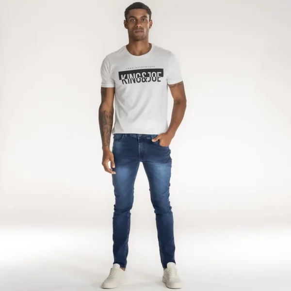 CALÇA JEANS MASCULINA SKINNY KING&JOE